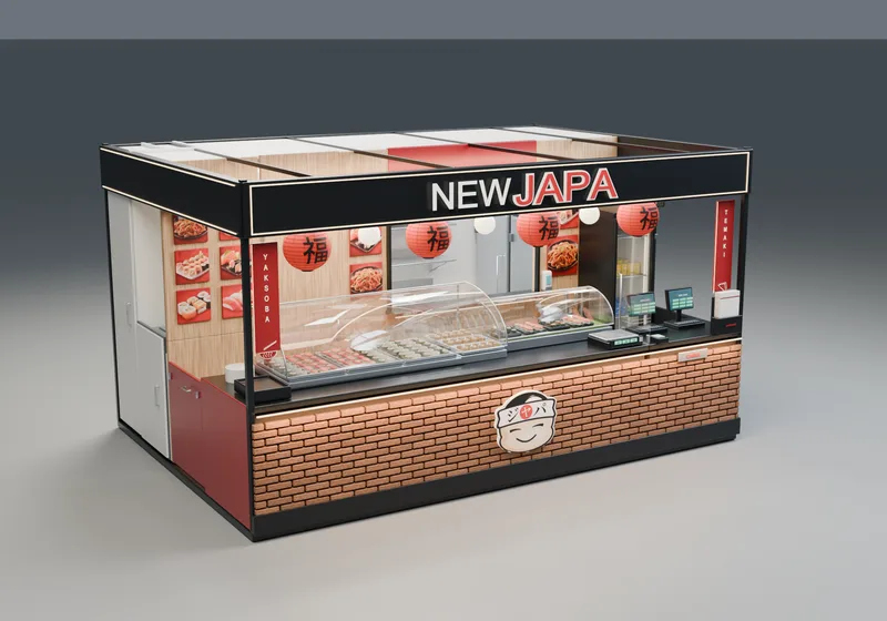 Quiosque coberto NewJapa